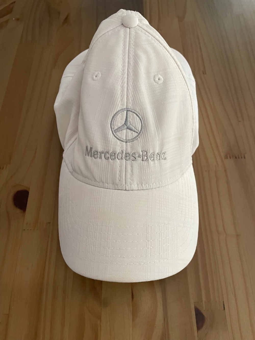 Mercedes Benz white hat